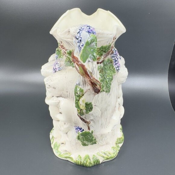 Vintage 1975 Hand Painted Ceramic Jug Pitcher Carafe Artist Signed Naked Men VTG - Picture 10 of 14